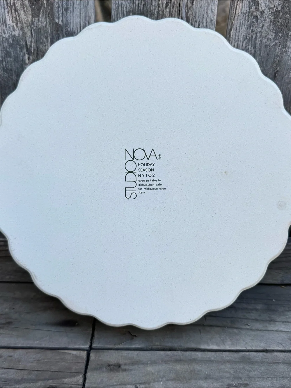 Vintage Studio Nova Holiday Season NY102 Quiche Tart Dish Pan Japan IN BOX